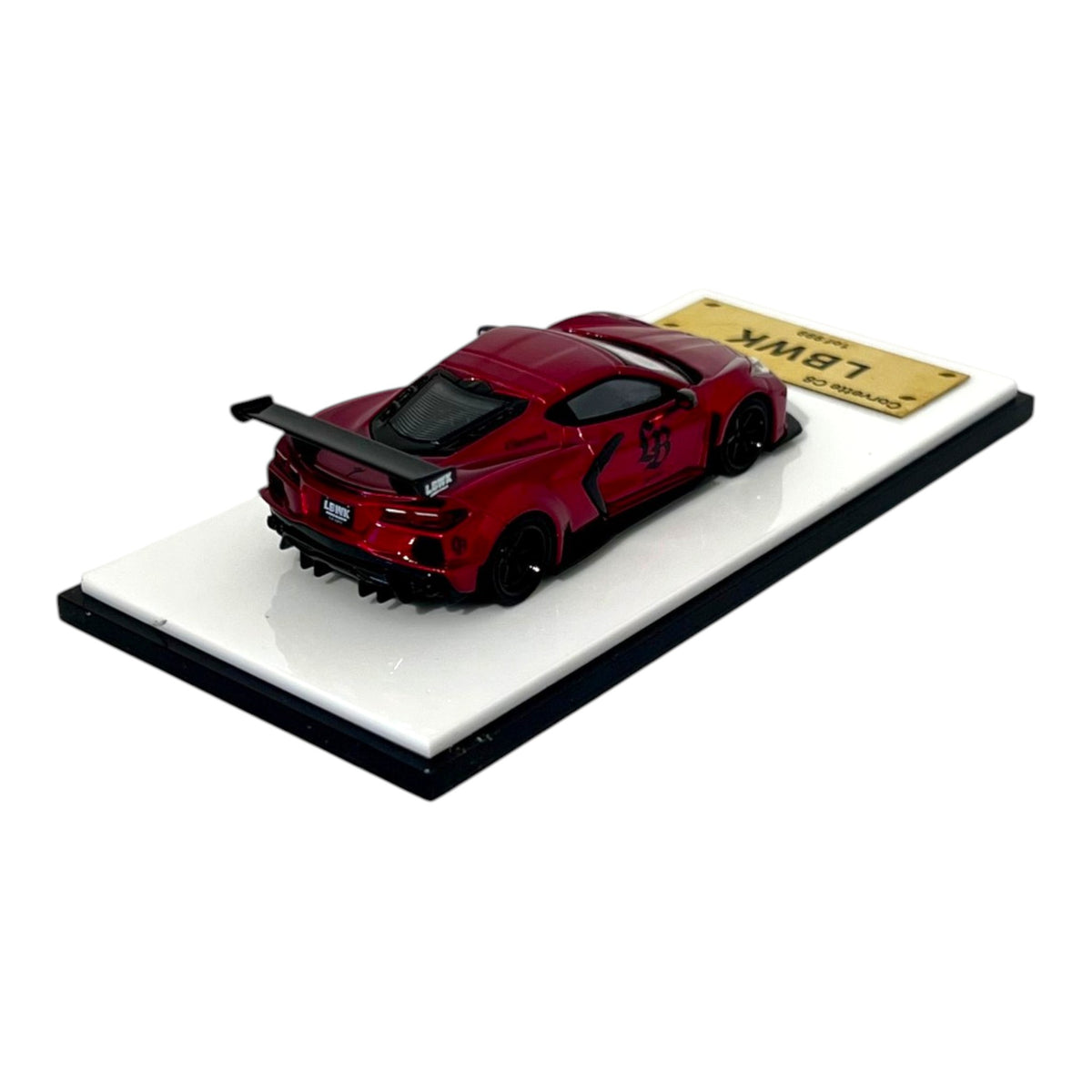 Fine Model - Corvette C8 Liberty Walk Wide Body, Metallic red - FN64-C8-RED