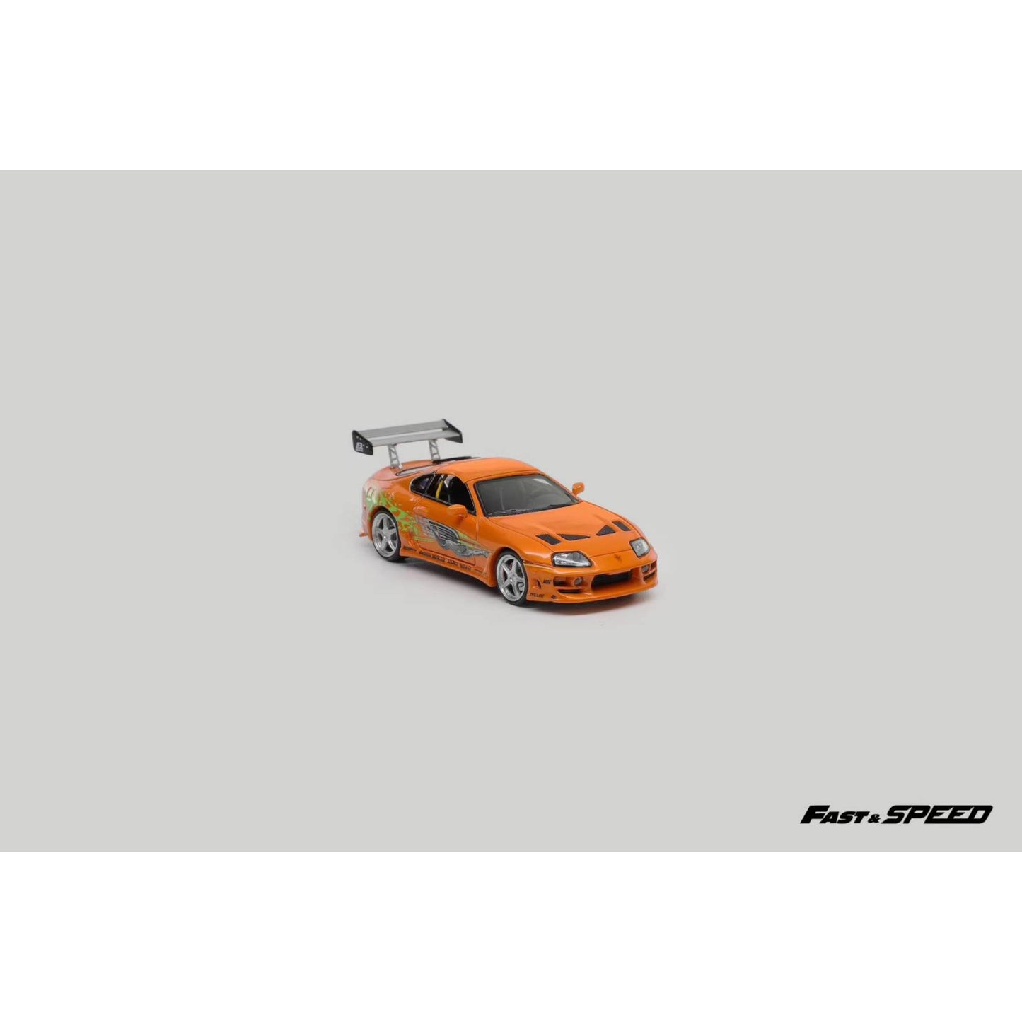 FastSpeed Model - Pre-Order - Supra A80 F&F, Orange mit Figur - FS64-A80-FNF-F