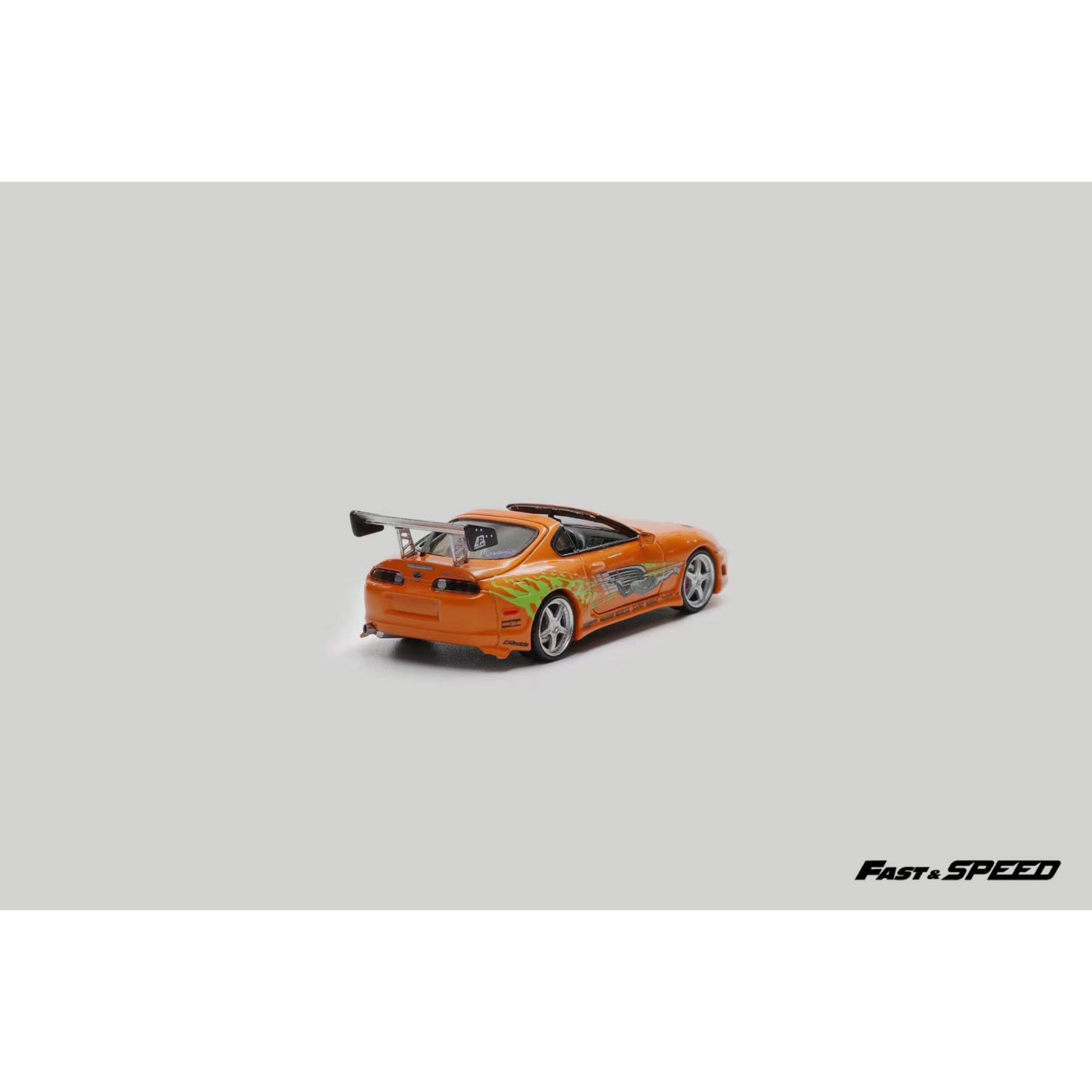 FastSpeed Model - Pre-Order - Supra A80 F&F, Orange mit Figur - FS64-A80-FNF-F