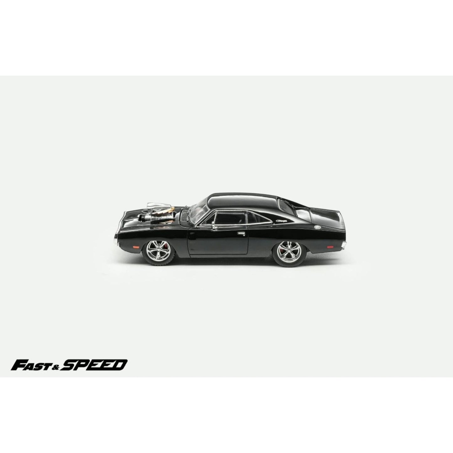 FastSpeed Model - Dodge Charger R/T mit Figur F&F - FS64-CHA-BLK