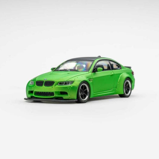 Fine Model - Pre-Order - BMW M3 E92 LB Customized, matt green - FM64-LBE92-MGRN
