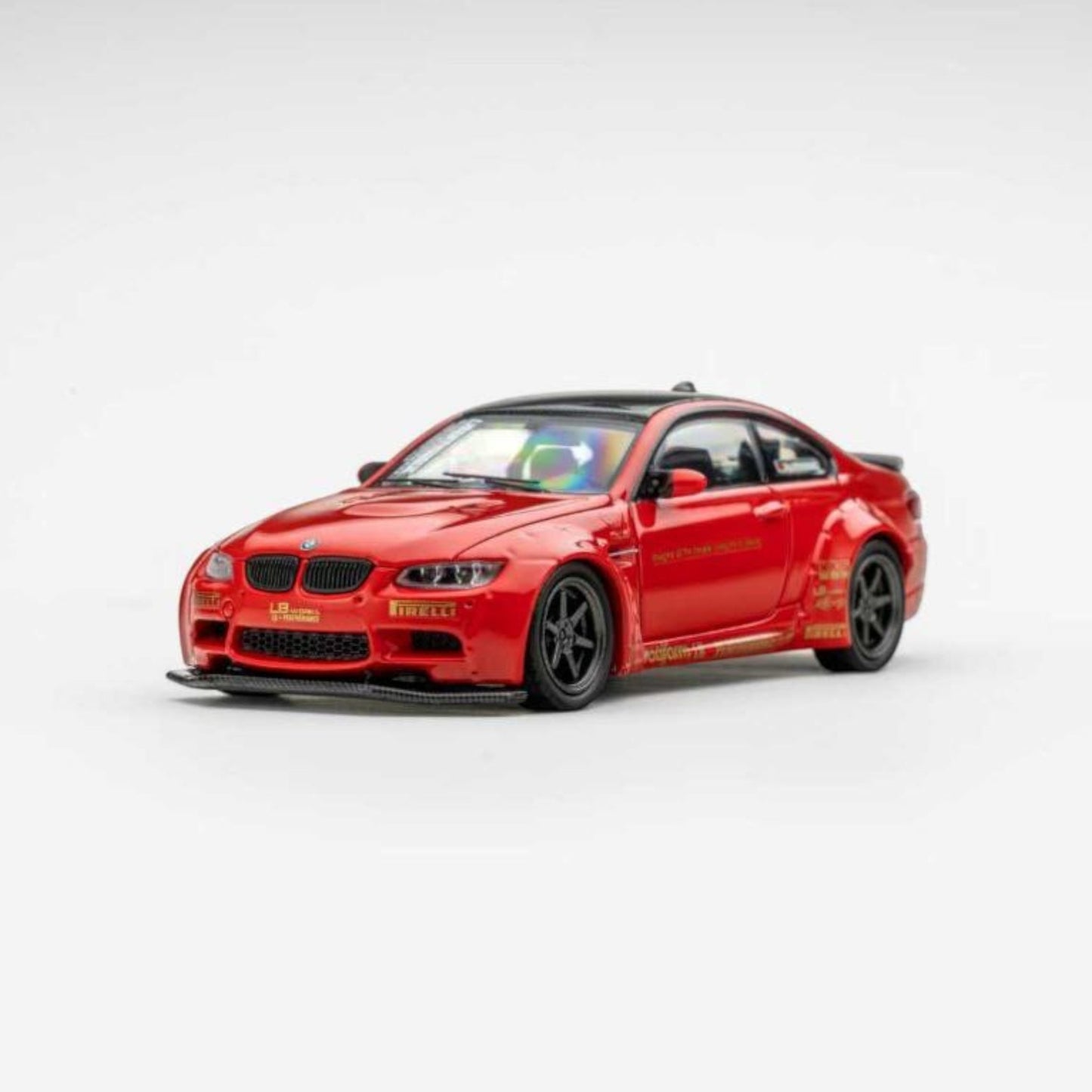 Fine Model - Pre-Order - BMW M3 E92 LB Customized, metallic red - FM64-LBE92-MRED