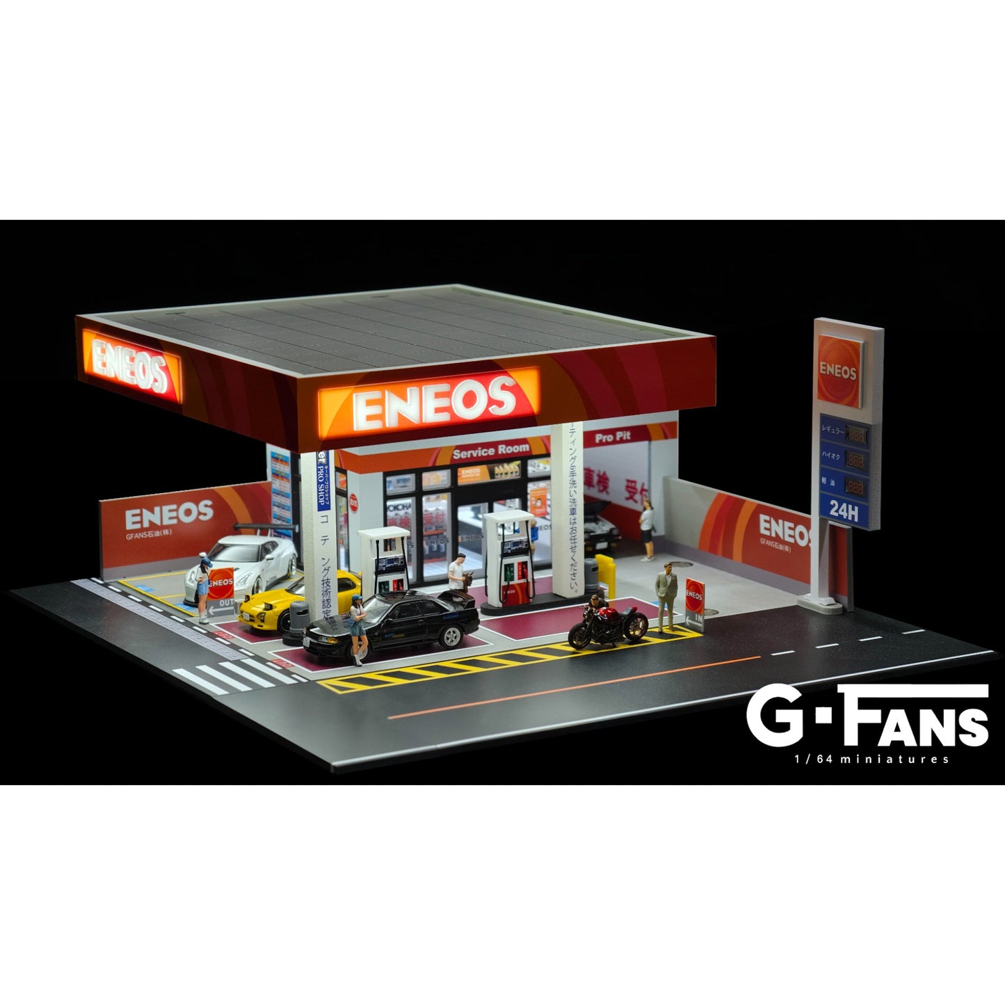 GFans - Pre-Order - Diorama Eneos Scene Tankstelle mit LED Beleuchtung - 710038