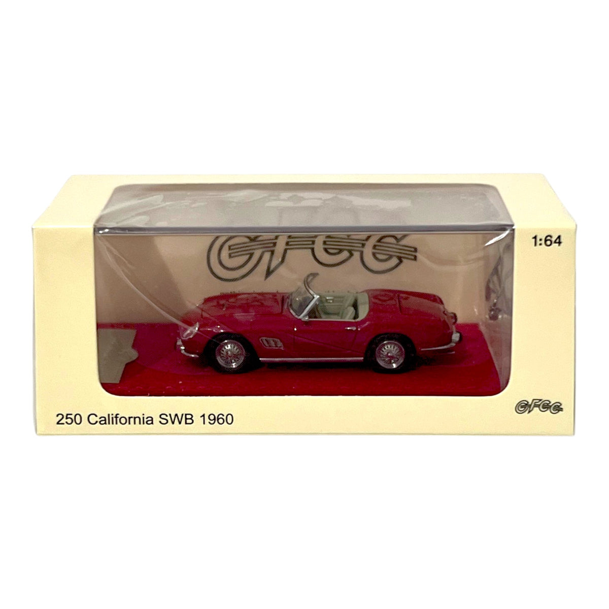 GFCC Diecast - 250 GT California SWB Spyder - GFCC64-250GT-RED