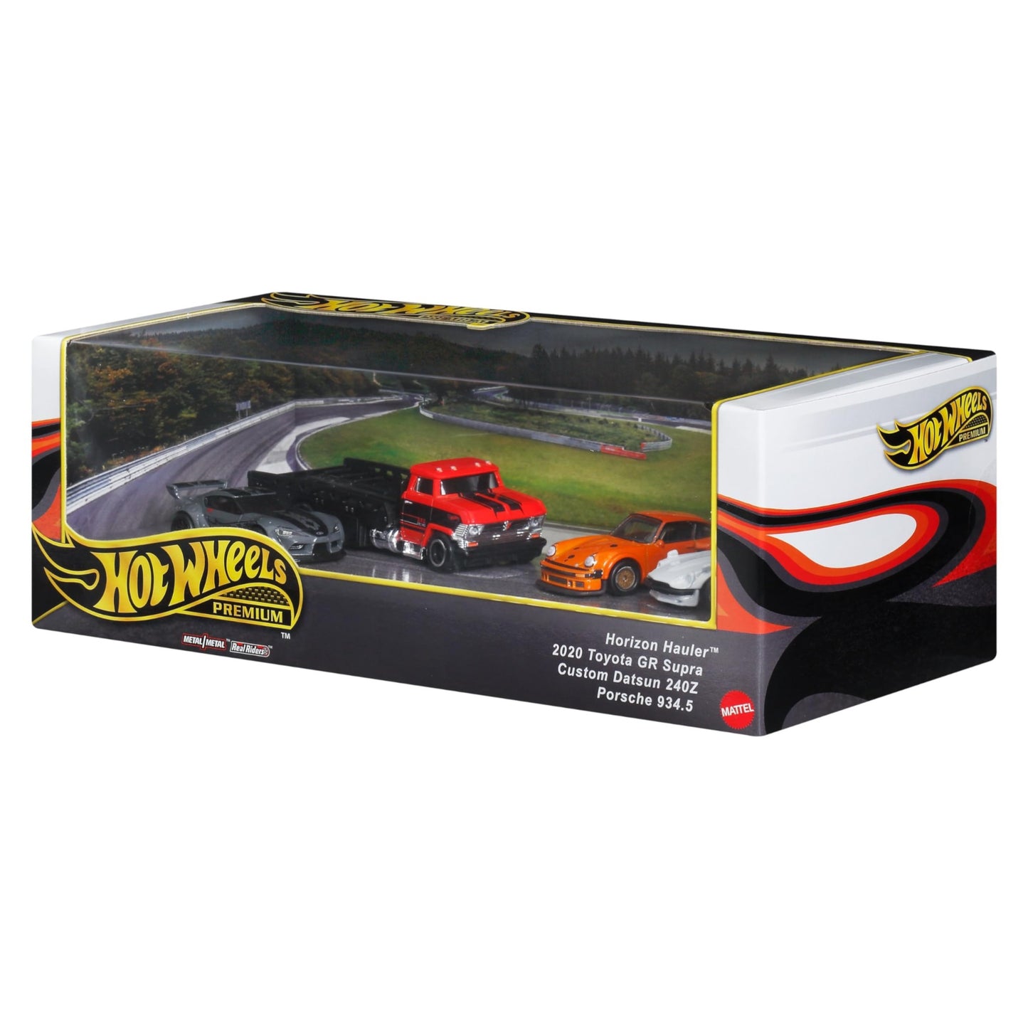 Hot Wheels 2024 - Diorama - Porsche 934.5 / Datsun 240Z / Toyota Supra - JBM05