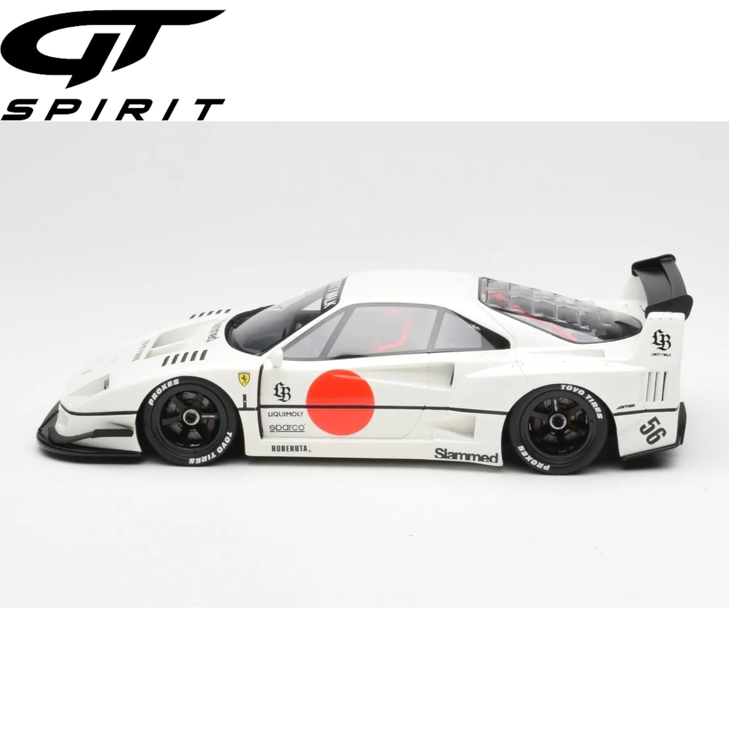 GT-Sprit - 2023 LBWK F40 Ferrari Liberty Walk - White - *Resin* - 1:18 - GT-470 - OVP
