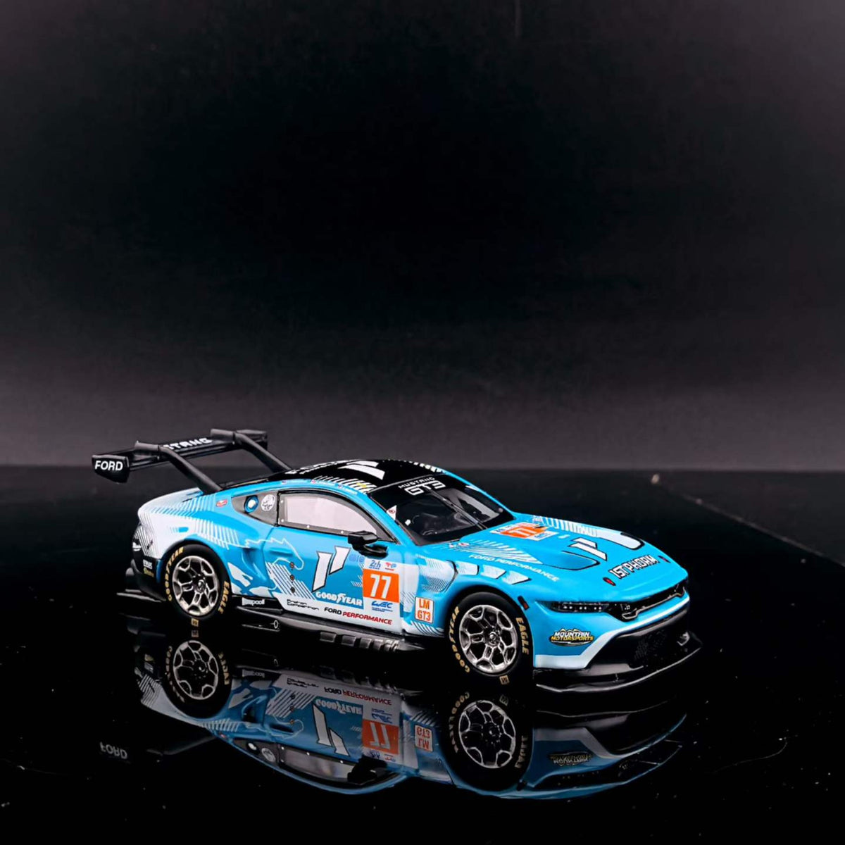 GT Model - Pre-Order - Mustang GT3, blue - GT64-MUSGT3-BLUE