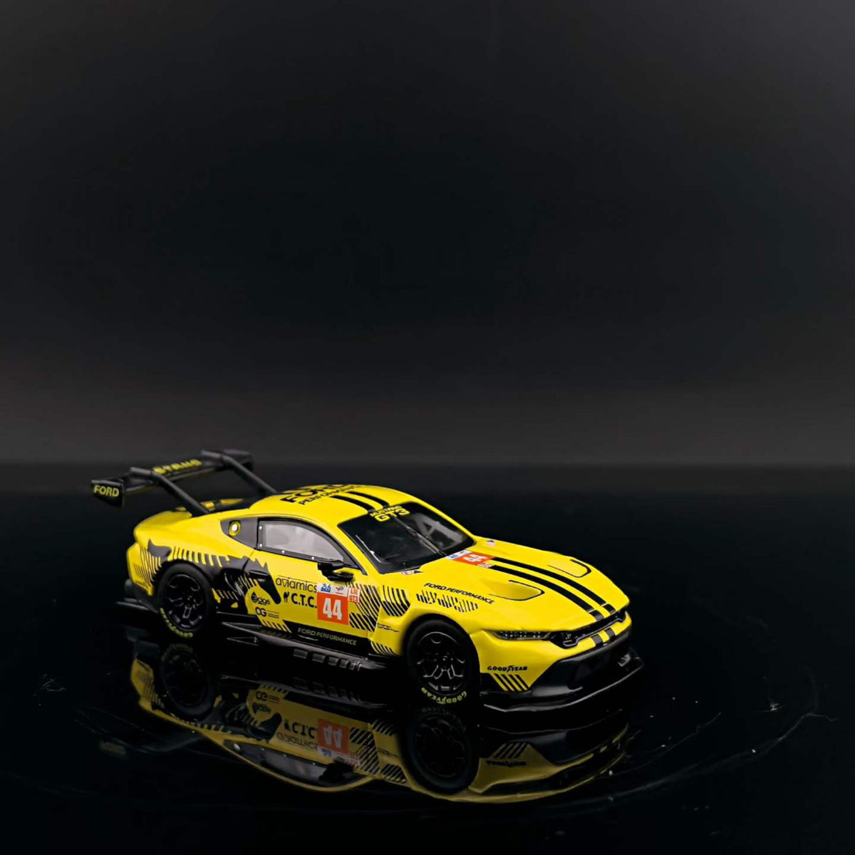 GT Model - Pre-Order - Mustang GT3, yellow - GT64-MUSGT3-YLW