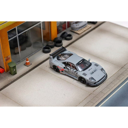 Ghostplayer - Pre-Order - Liberty Walk F40, Cement Grey - GP64-F40-CG