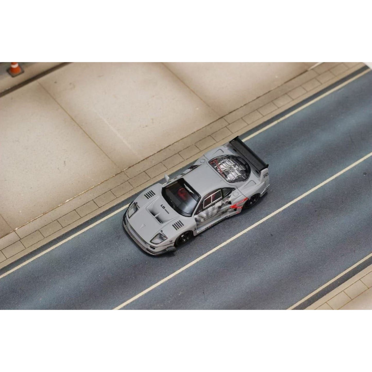 Ghostplayer - Pre-Order - Liberty Walk F40, Cement Grey - GP64-F40-CG