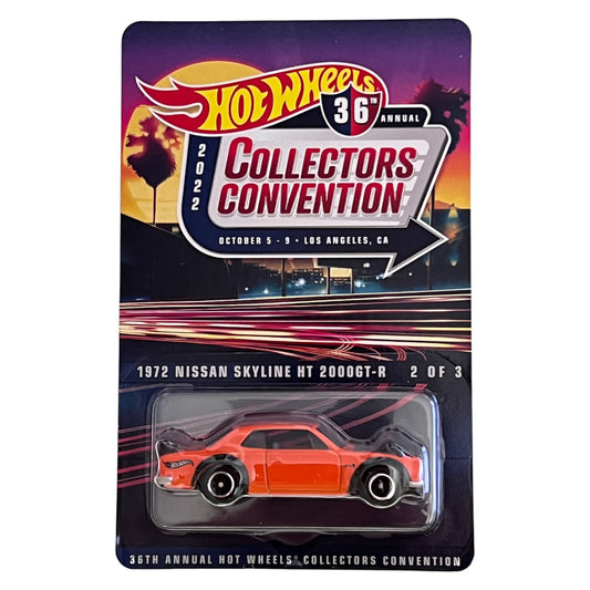 Hot Wheels 2022 - 36th Annual Collectors Convention Los Angeles 1972 Nissan Skyline HT 2000 GT-R - HGK68