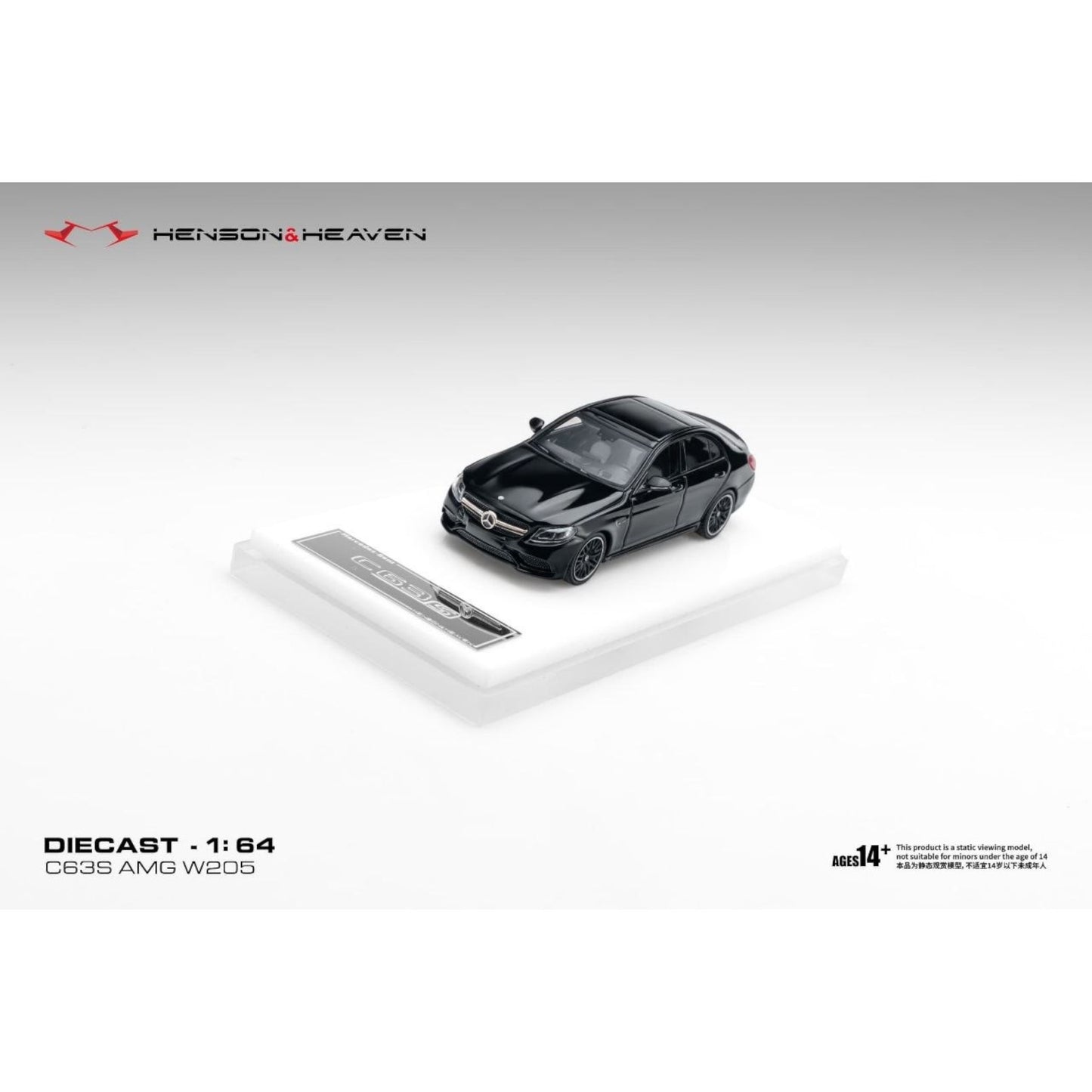 Henson & Heaven - Pre-Order - AMG C63 W205, Gloss Black - HH64-C63-W205-BLK