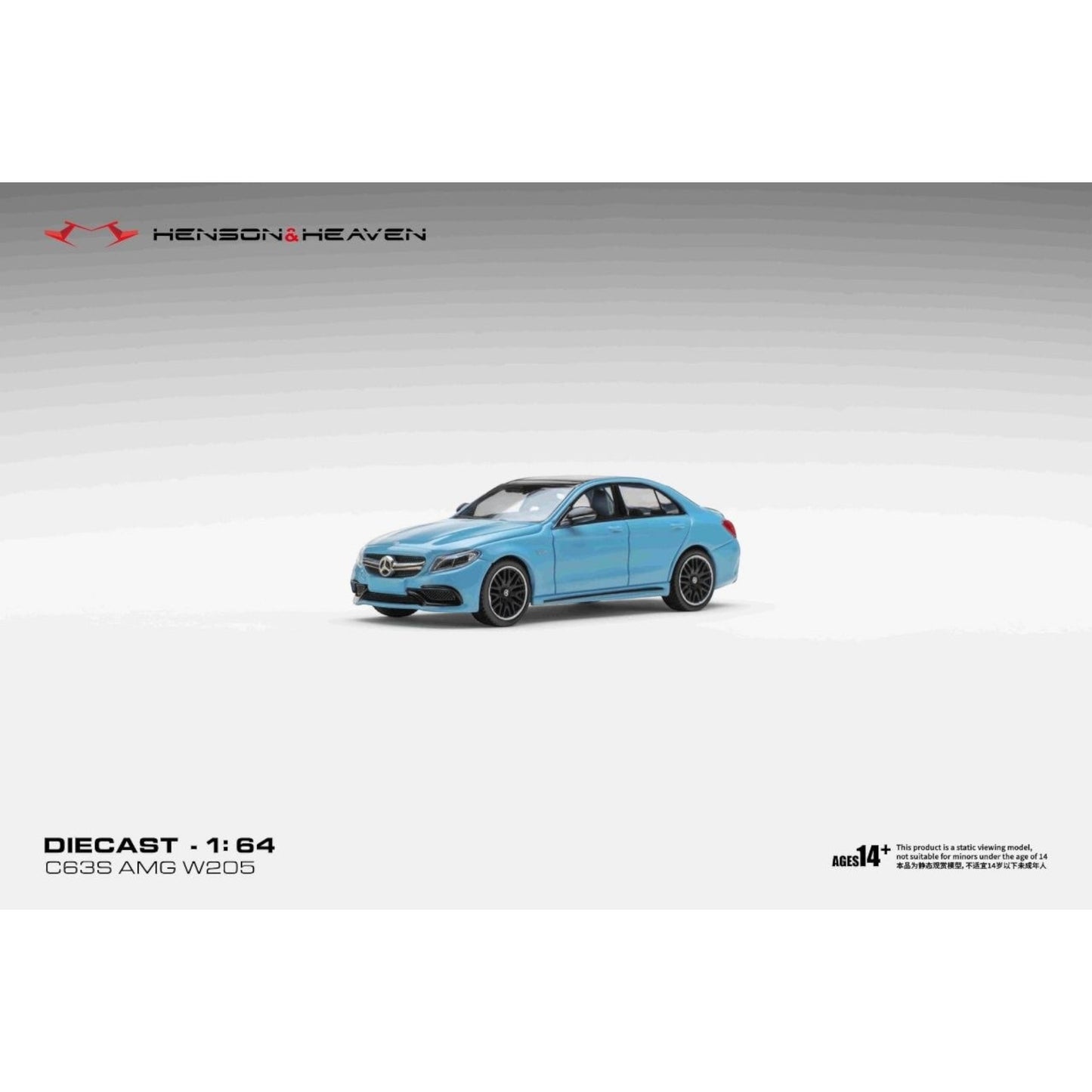 Henson & Heaven - Pre-Order - AMG C63 W205, China Blue - HH64-C63-W205-BLU