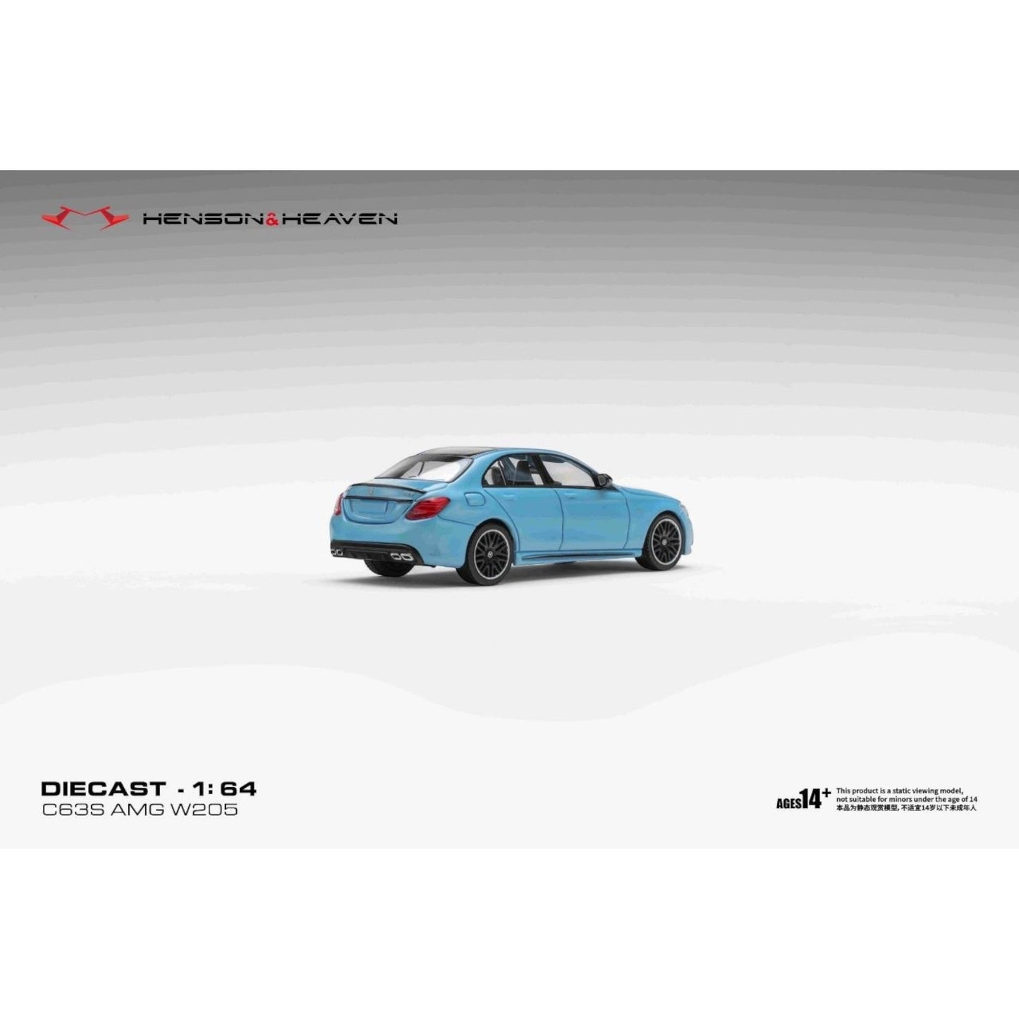 Henson & Heaven - Pre-Order - AMG C63 W205, China Blue - HH64-C63-W205-BLU
