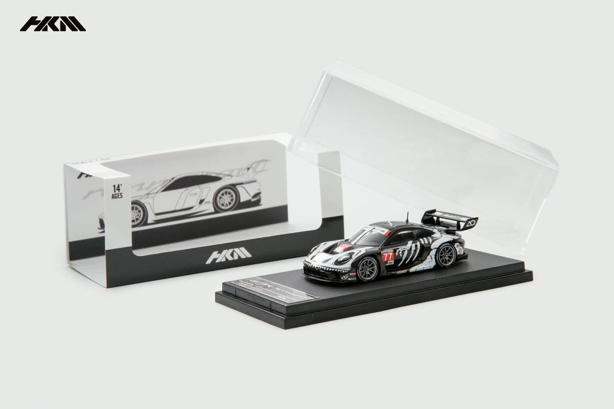 HKM Model - Pre-Order - Porsche 911 (992) GT3 Rennsport, Brumos Wing, Skeleton - HKM64-992-SKL