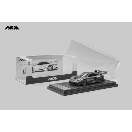 HKM Model - Pre-Order - Porsche 911 (992) GT3 R grey - HKM64-992GT3R-GRY