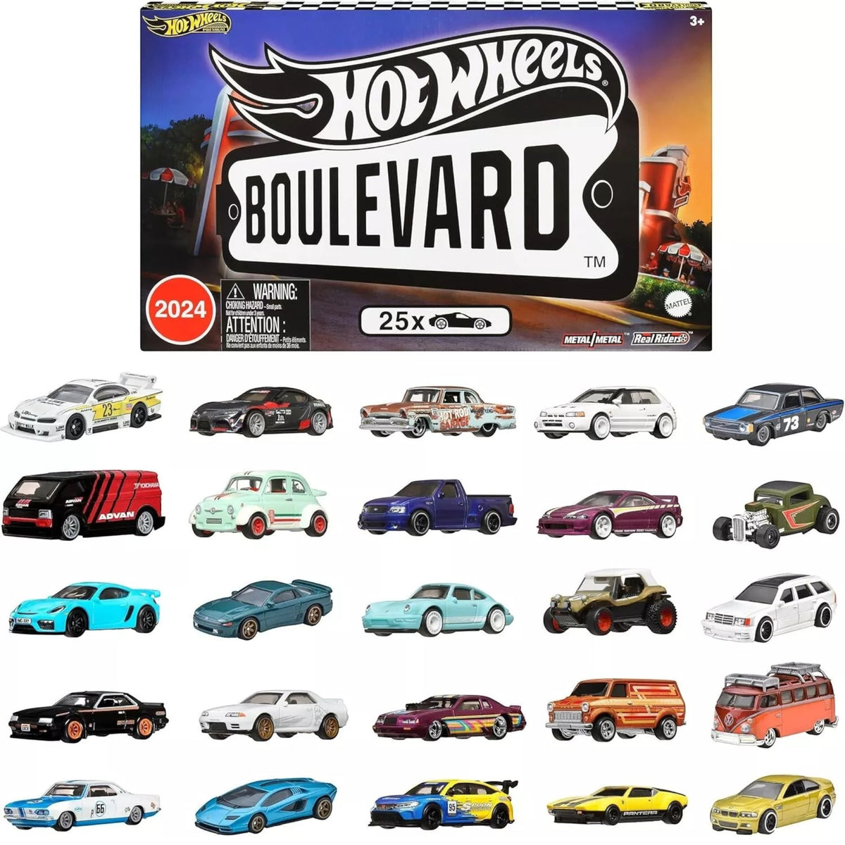 Hot Wheels 2024 - Boulevard SET - alle 25 Modelle - HRW96-LA10