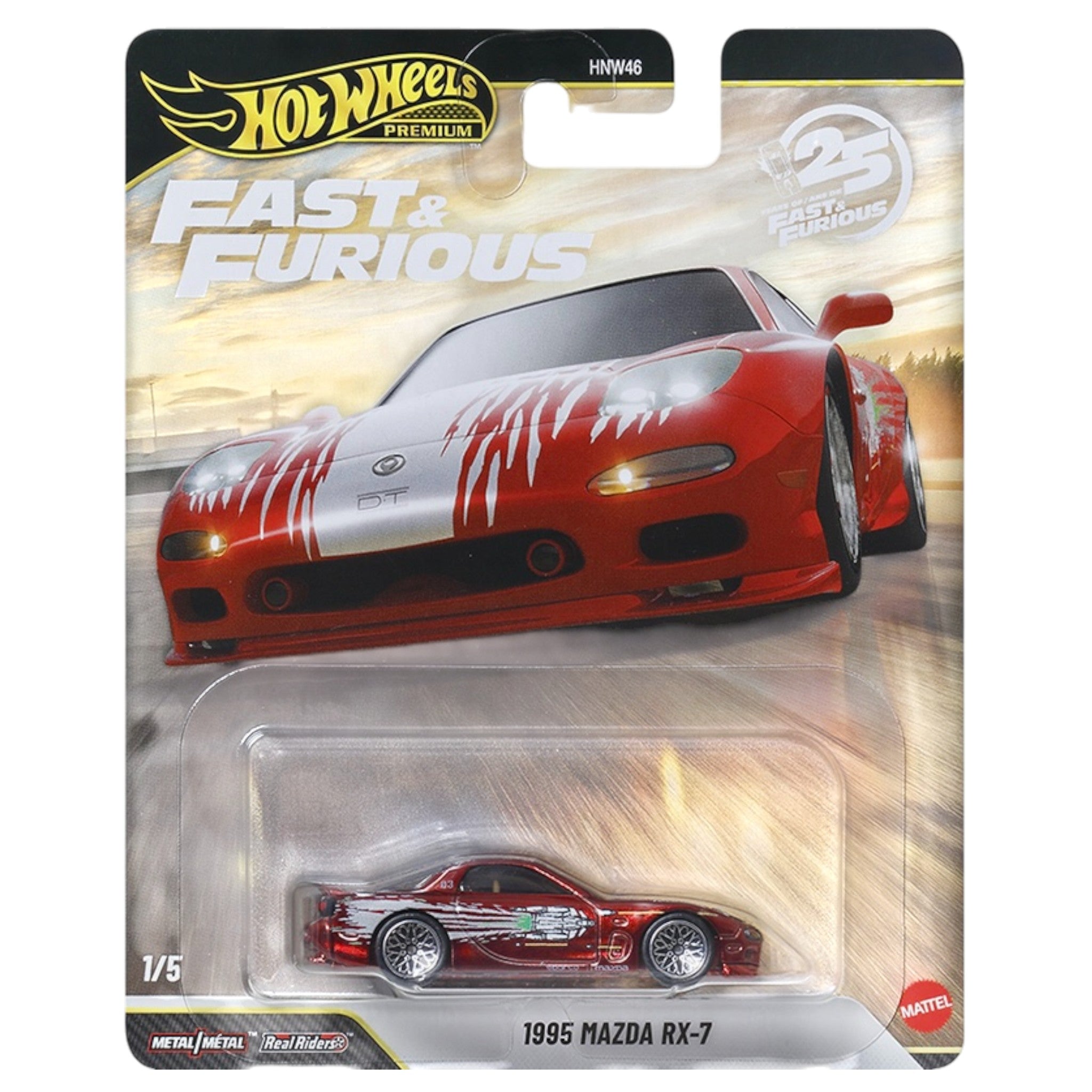 Hot Wheels 2026 - Fast & Furious 25th - Pre-Order - 1995 Mazda RX-7 - JHW71