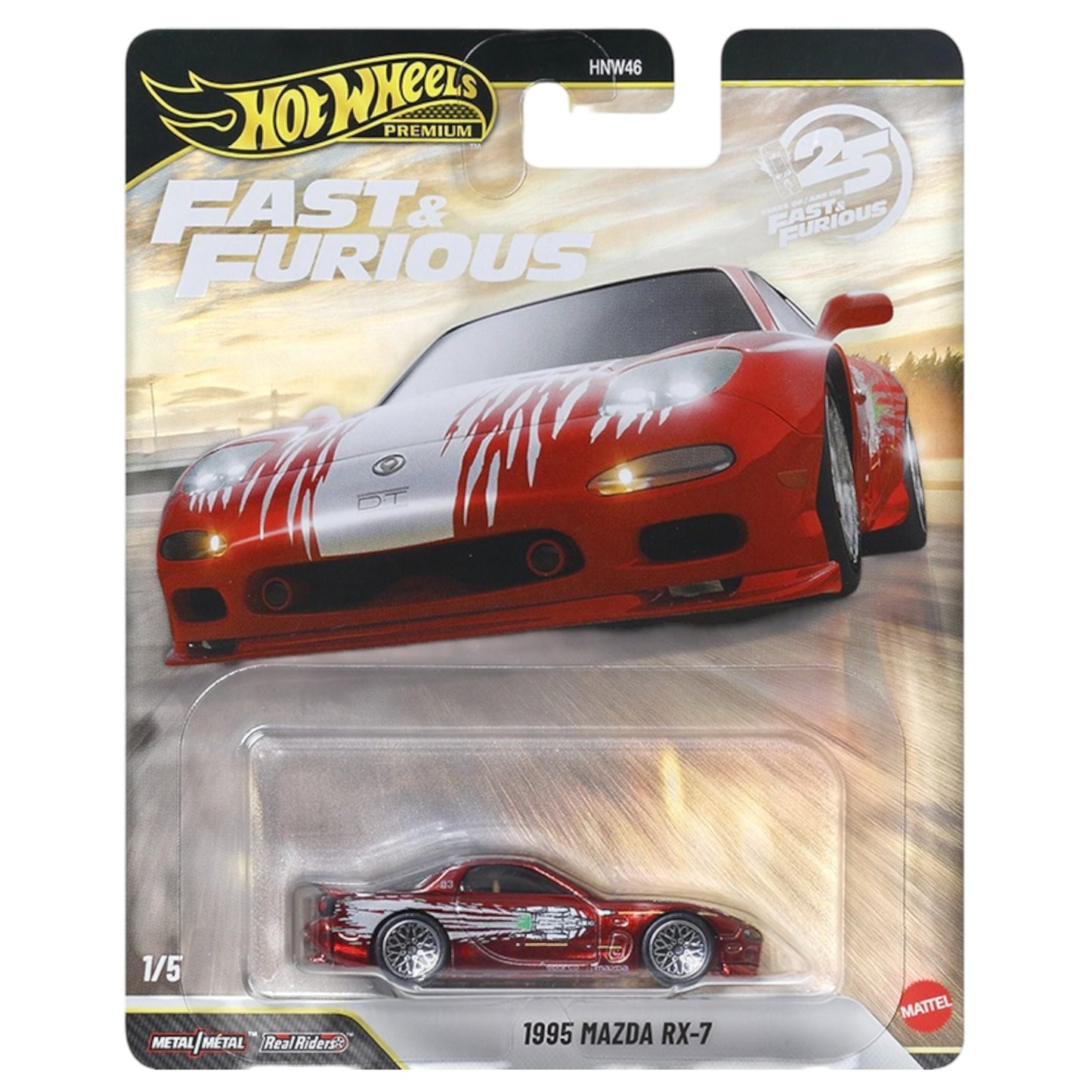Hot Wheels 2026 - Fast & Furious 25th - Pre-Order - 1995 Mazda RX-7 - JHW71