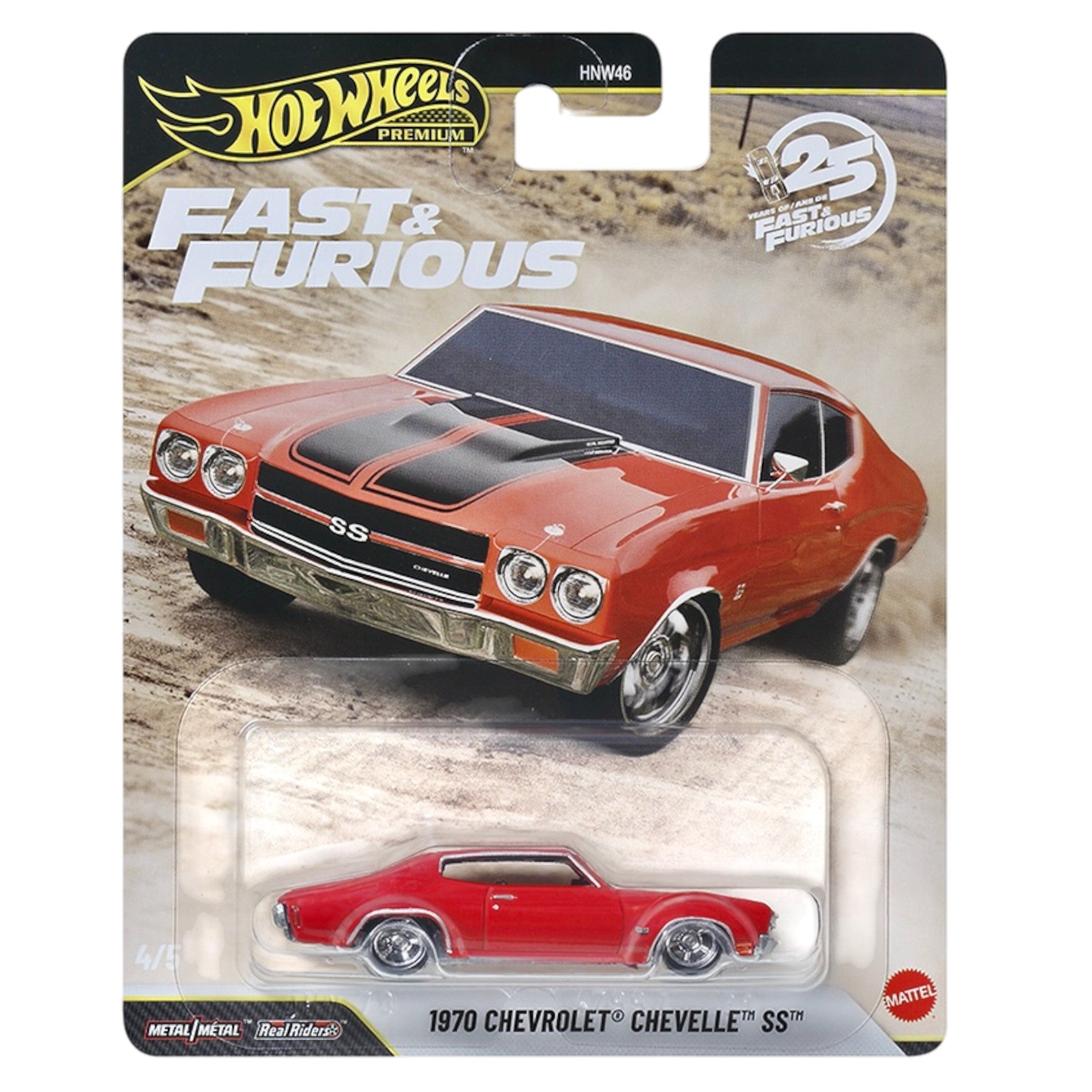 Hot Wheels 2026 - Fast & Furious 25th - Pre-Order - 1970 Chevrolet Chevelle SS - JHW73
