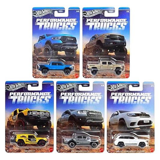 Hot Wheels 2026 - Pre-Order - Performance Trucks Set - Silver Series - GDG44-977T