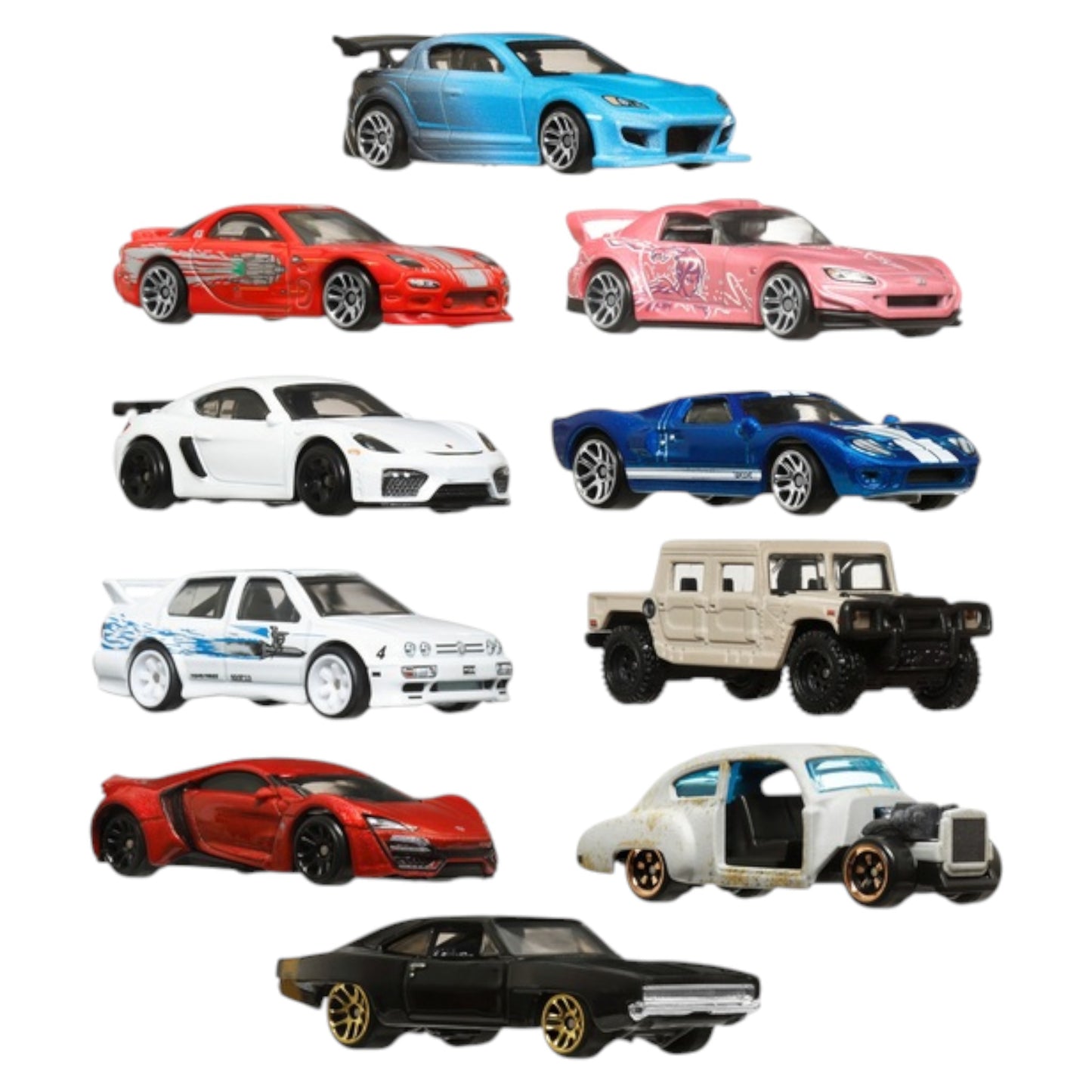 Hot Wheels 2024 - Fast & Furious - 10 Pack - HVX27