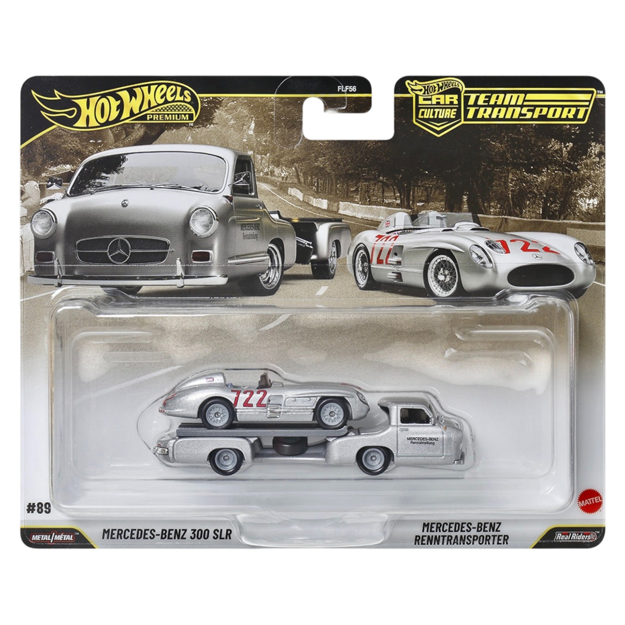 Hot Wheels 2026 - Pre-Order - Team Transport - Mercedes Benz 300 SLR + Renntransporter - #89