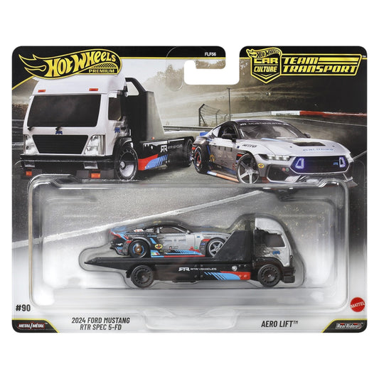 Hot Wheels 2026 - Pre-Order - Team Transport - 2024 Ford Mustang RTR + Aero Lift - #90