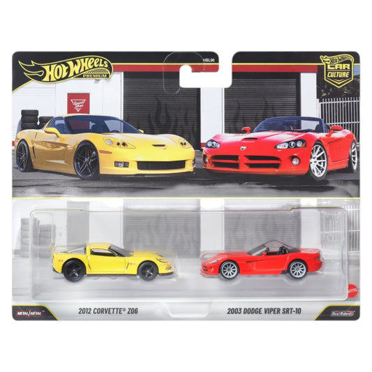 Hot Wheels 2026 - 2-Pack - 2003 Dodge Viper SRT-10 + 2012 Corvette Z06 - JHW54