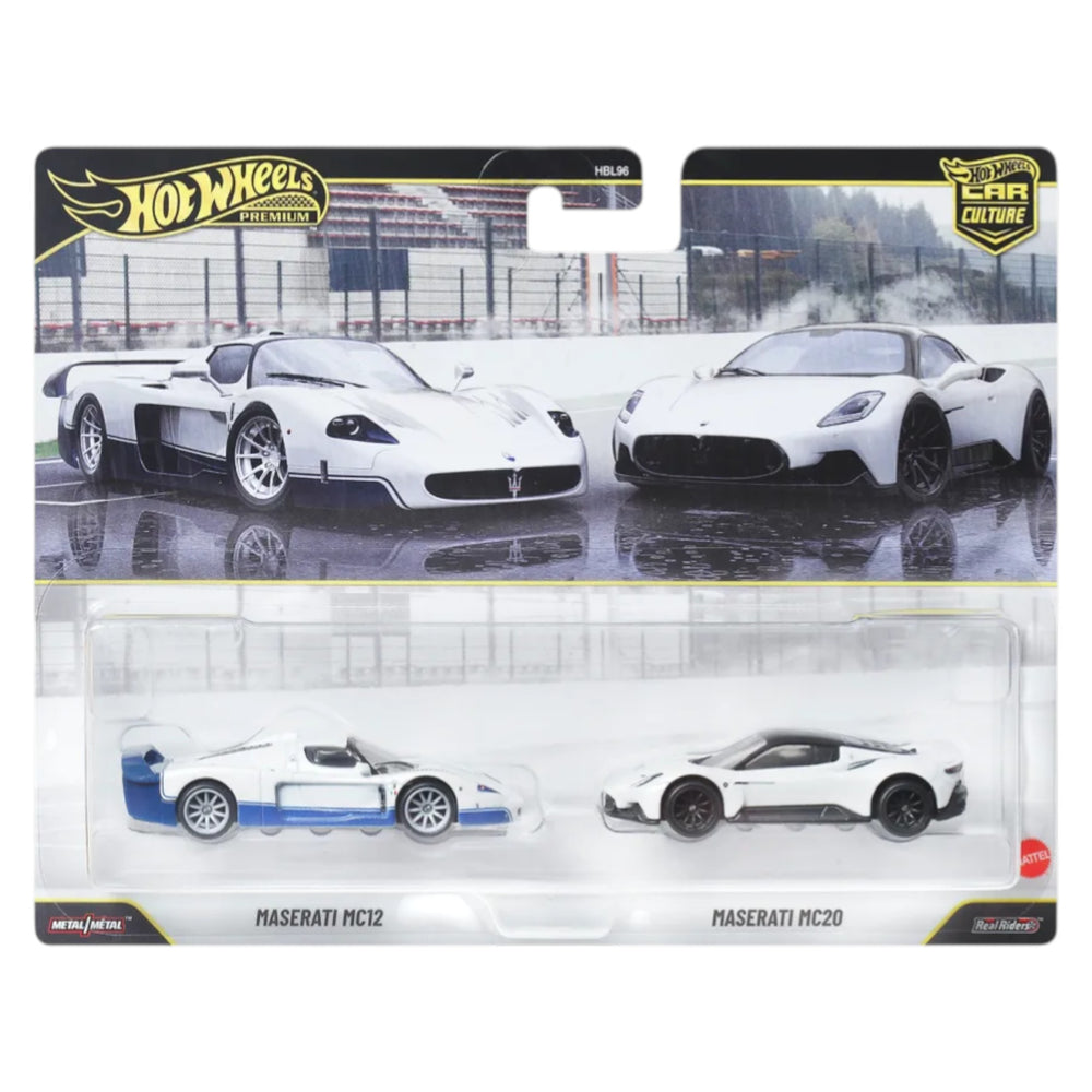 Hot Wheels 2026 - Pre-Order - 2-Pack -  Maserati MC12 + Maserati MC20 - JHW55