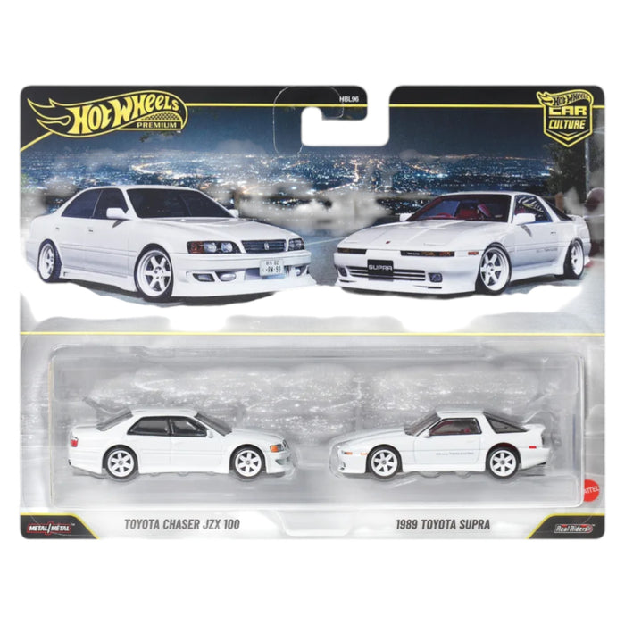 Hot Wheels 2026 - Pre-Order - 2-Pack - Toyota Chaser JZX100 + 1989 Toyota Supra - JHW57