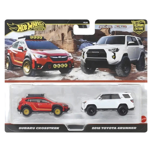 Hot Wheels 2025 - Pre-Order - 2-Pack - Subaru Crosstrek & 2018 Toyota 4Runner - JBL02