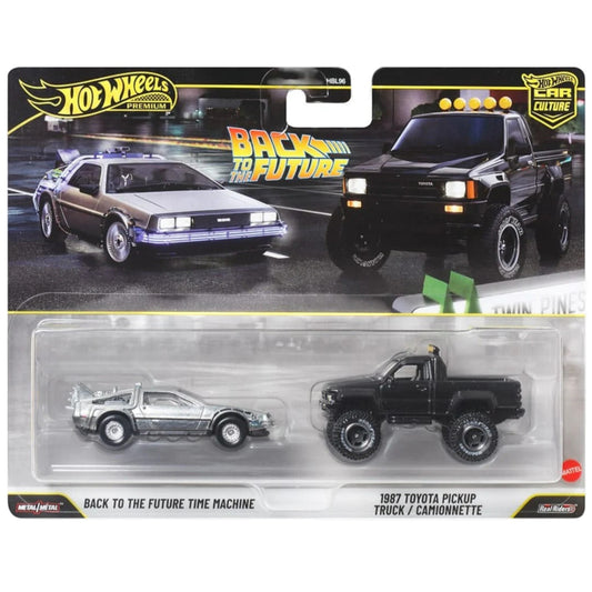 Hot Wheels 2026 - Pre-Order - 2-Pack - Back to the Future Time Machine - Toyota Pickup Truck -