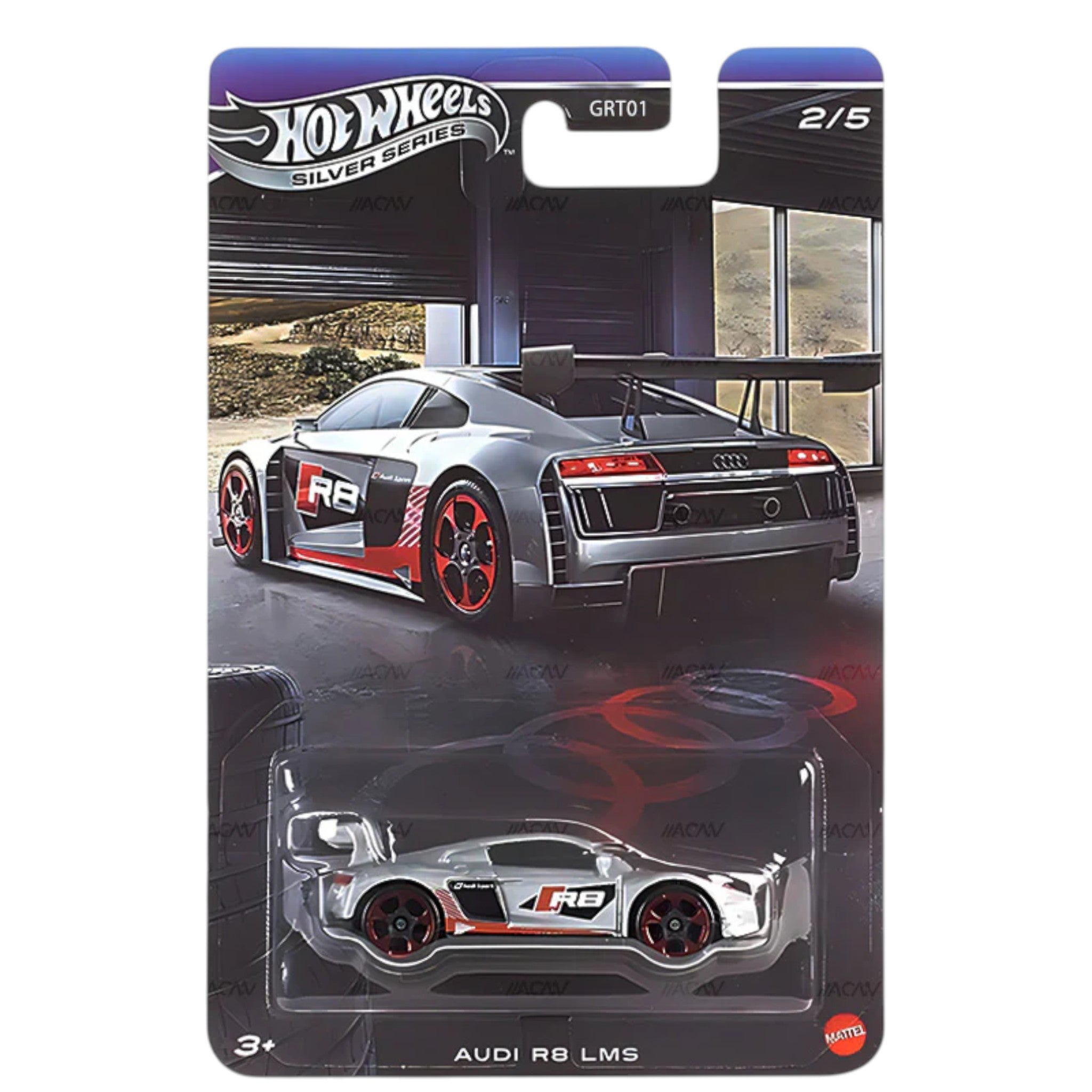 Hot Wheels 2026 - Pre-Order - Audi R8 LMS - Silver Series - JKY16