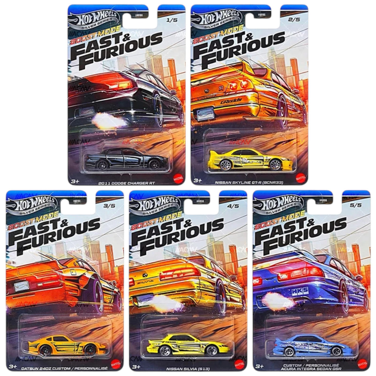 Hot Wheels 2027 - Fast & Furious - Pre-Order - Boost Mode Set - HNR88-956S