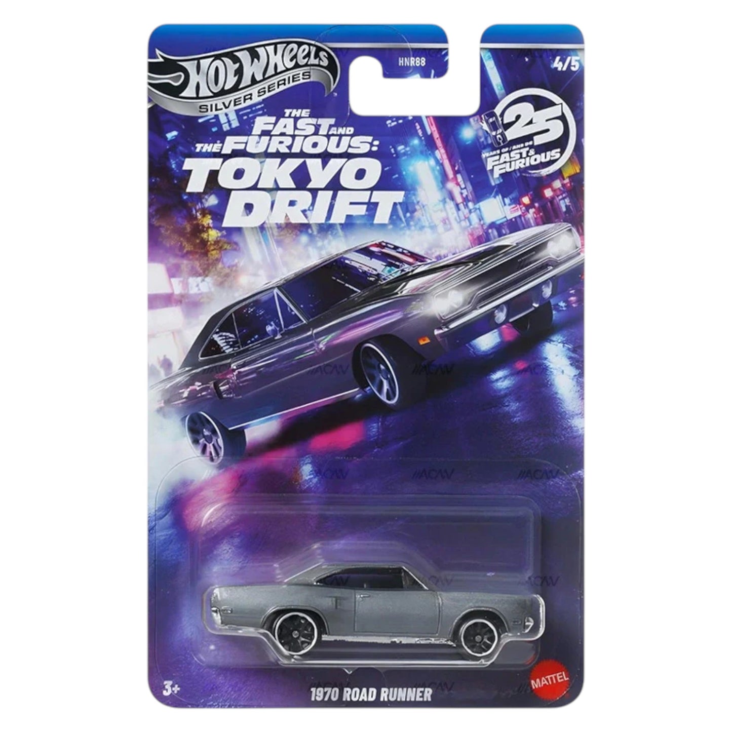 Hot Wheels 2026 - Fast & Furious - 1970 Road Runner - Tokyo Drift 25th Anniversary - JBK08
