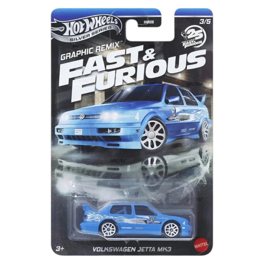 Hot Wheels 2025 - Fast & Furious Graphic Remix - Volkswagen Jetta MK3 - JBY46