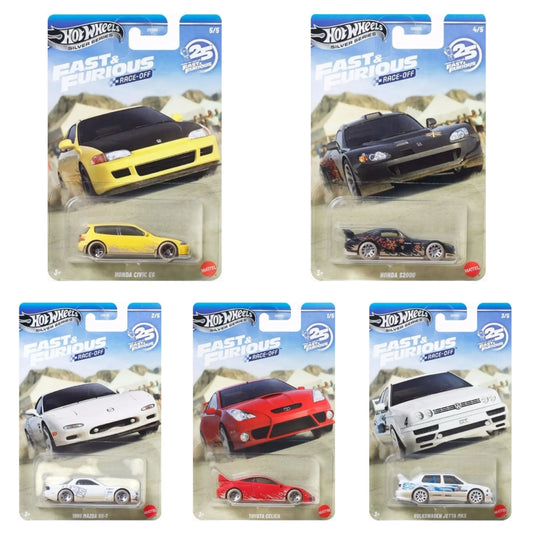 Hot Wheels 2026 - Fast & Furious Race Off - 25th Anniversary - Set