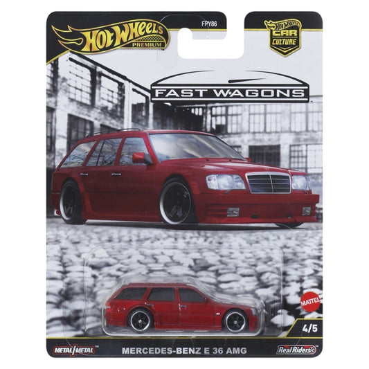 Hot Wheels 2025 - Pre-Order - Fast Wagons - Mercedes Benz E 36 AMG - JBK69