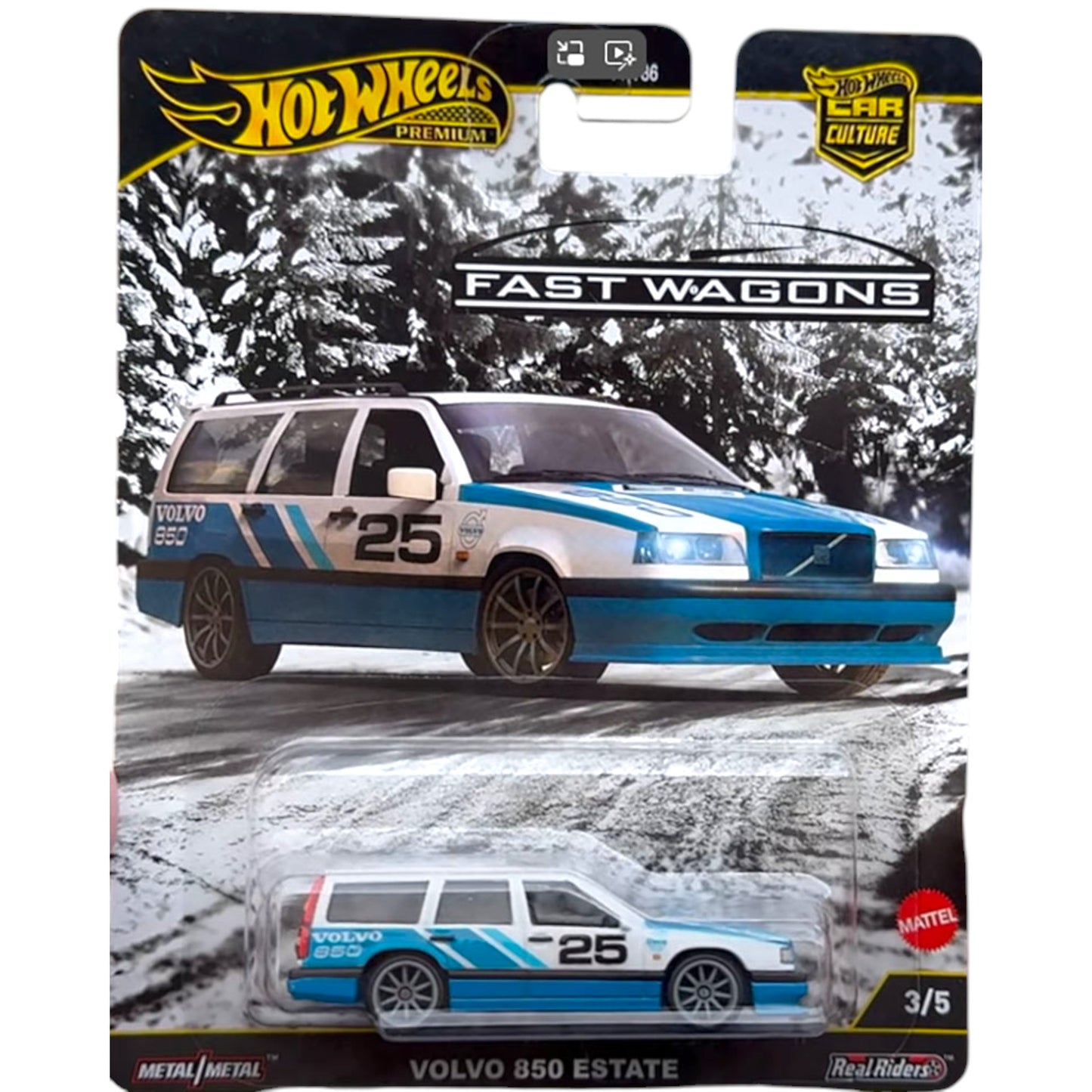 Hot Wheels 2025 - Pre-Order - Fast Wagons - Volvo 850 Estate