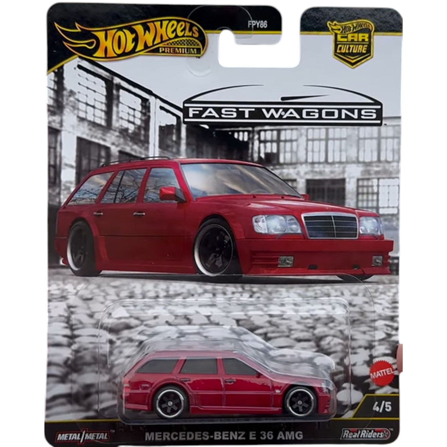 Hot Wheels 2025 - Pre-Order - Fast Wagons - Mercedes Benz E 36 AMG