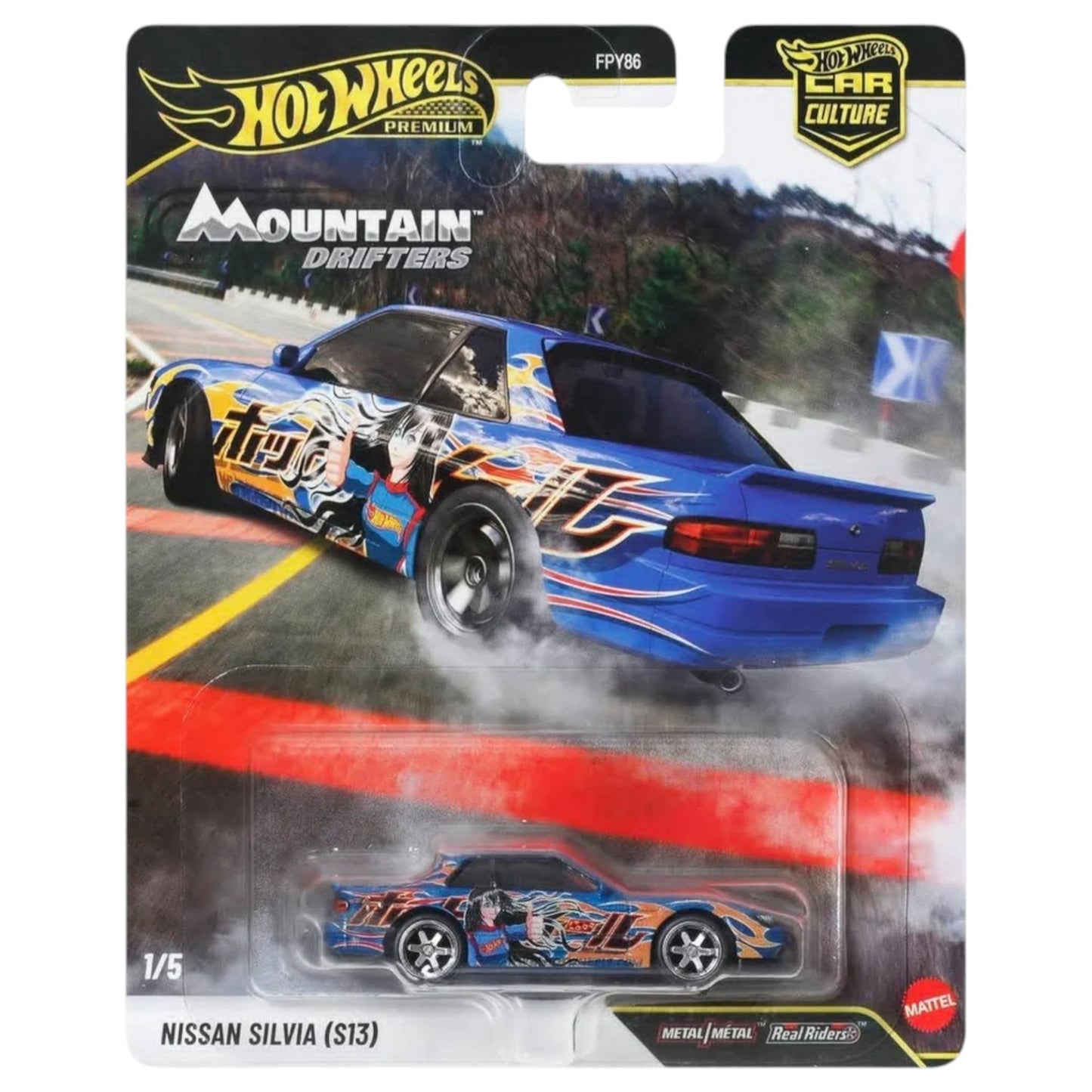 Hot Wheels 2027 - Pre-Order - Mountain Drifters - Nissan Silvia (S13)