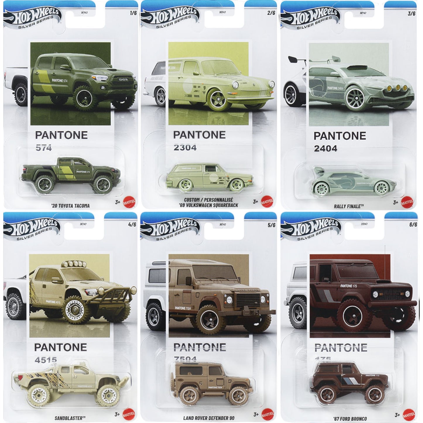Hot Wheels 2026 - Pre-Order - Pantone Mix 2 - Set - JKY47-979B