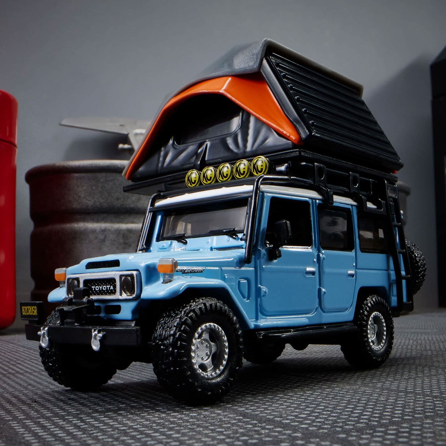 Hot Wheels Elite 64 - 2025 - Mod Shop 1982 Custom Toyota Land Cruiser FJ45 Troopy - HWR97