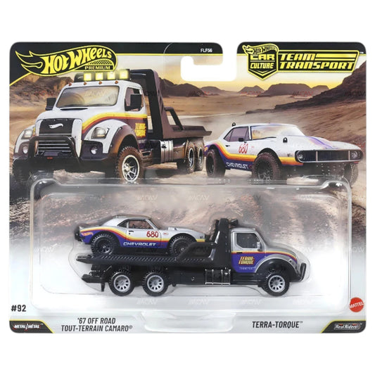 Hot Wheels 2026 - Team Transport - ‘67 Off-Road Camaro + Terra-Torque - #92