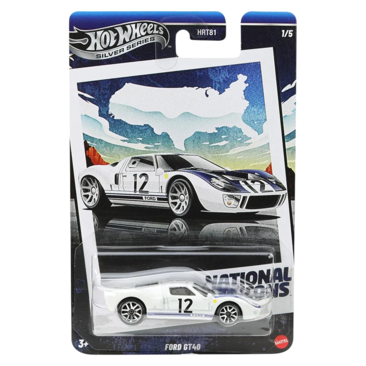 Hot Wheels 2025 - National Icons - Ford GT-40 - JBY87