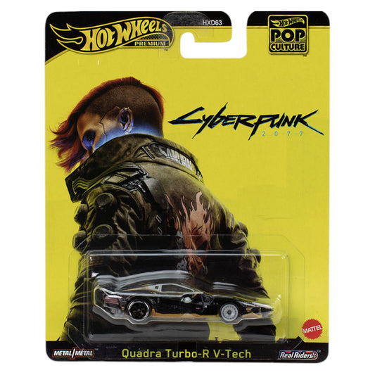 Hot Wheels 2025 - Pre-Order - Pop-Culture - Quadra Turbo-R V-Tech - Cyberpunk