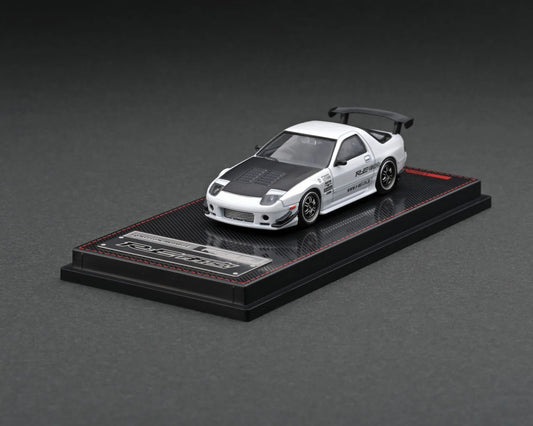 Ignition Model - Mazda RX-7 (FC3S) RE Amemiya Matte Pearl White - 1:64 - IG2493