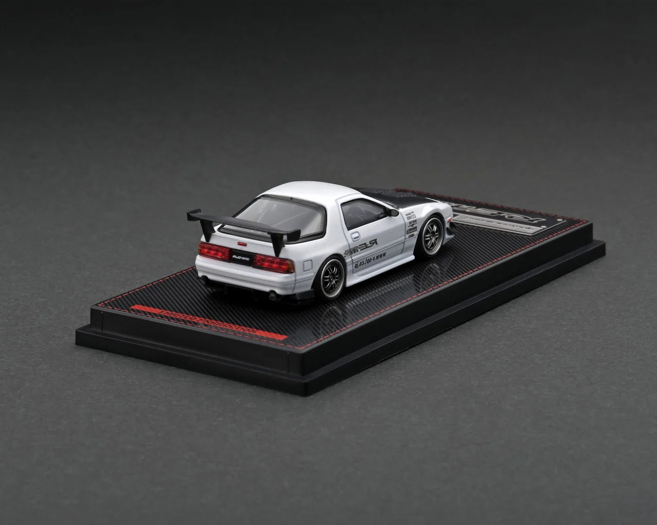 Ignition Model - Mazda RX-7 (FC3S) RE Amemiya Matte Pearl White - 1:64 - IG2493