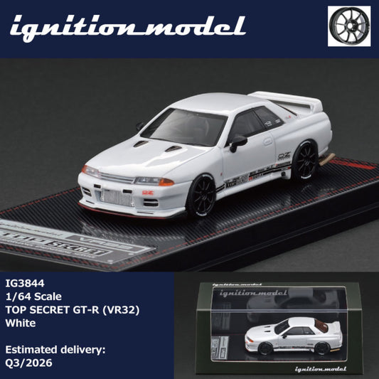 Ignition - Pre-Order - TOP SECRET Nissan Skyline GT-R (VR32), white - IG3844